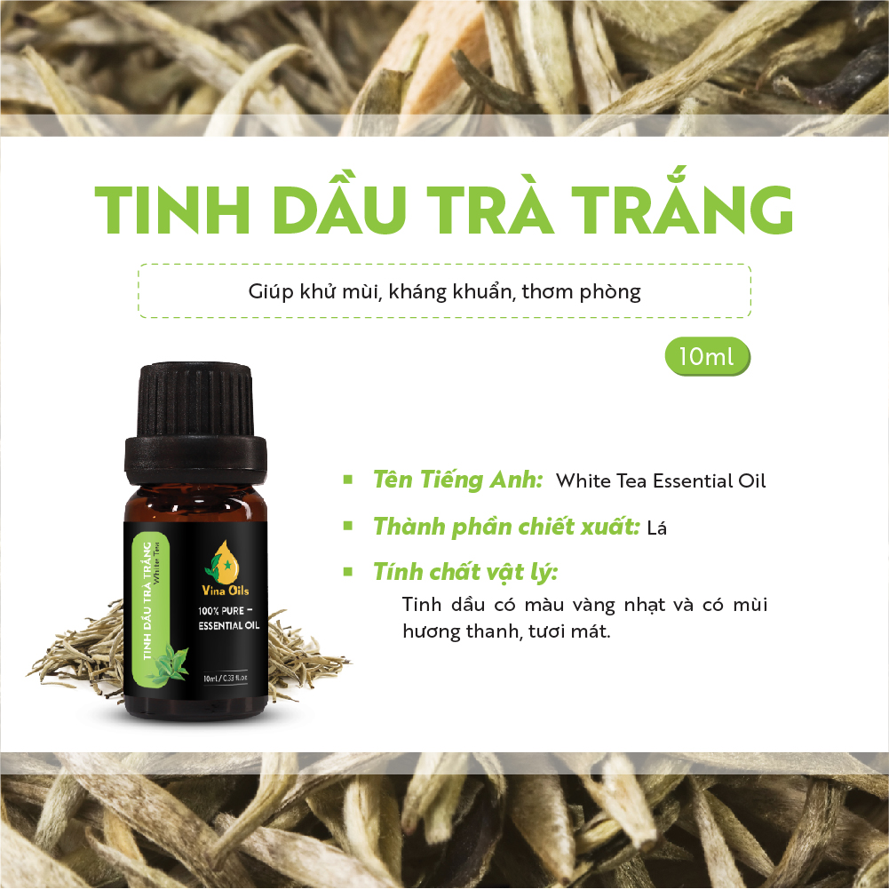 Tinh dầu xông Trà Trắng 10ml